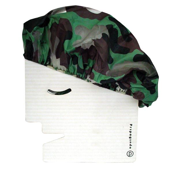 camouflage shower cap