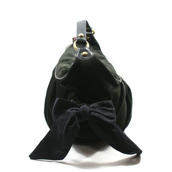 black velvet hobo bag