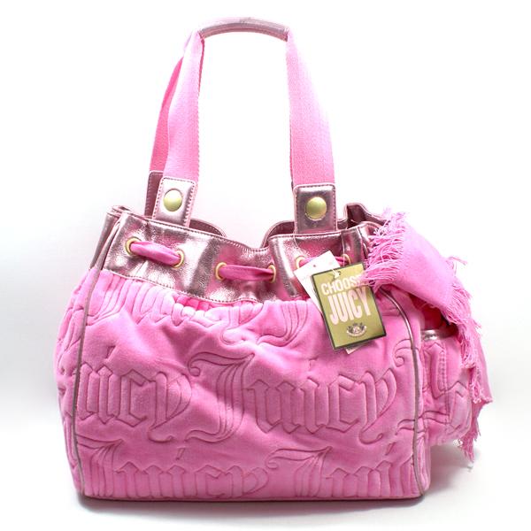 juicy couture pink velvet purse