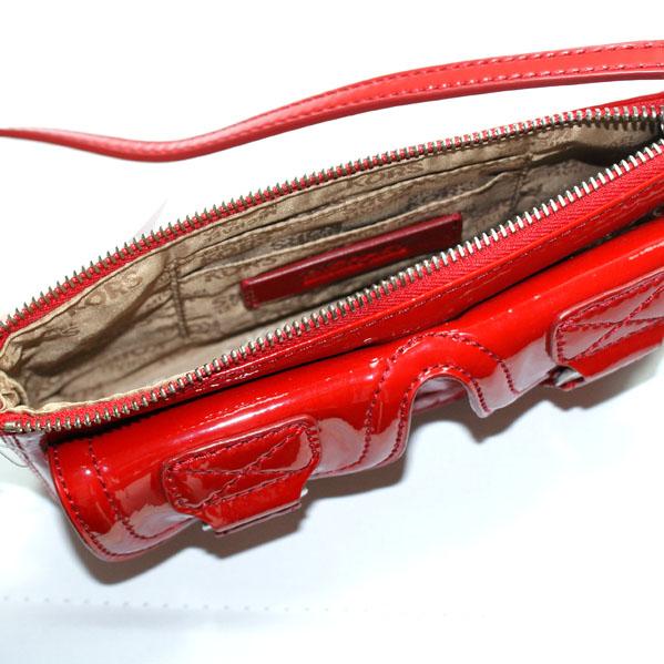 mk red wristlet