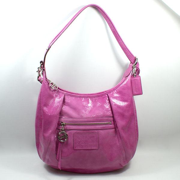 coach pink patent leather purse