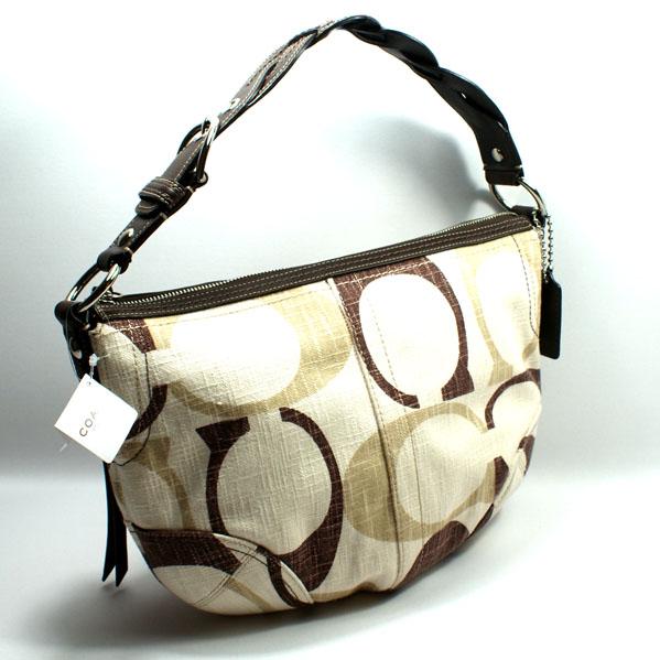 Coach Tonal C Hobo Chocolate #12190 | Coach 12190