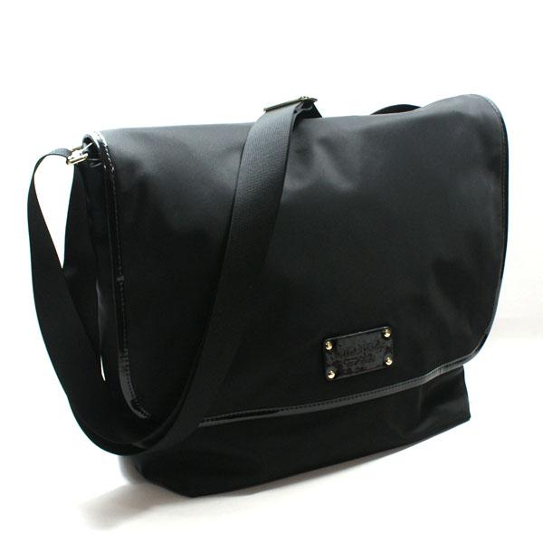 kate spade nylon messenger bag black