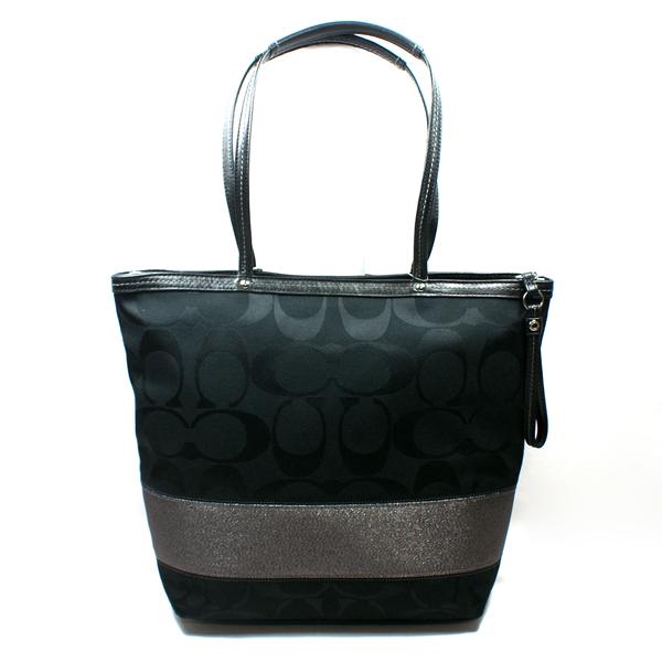 coach tote with stripe