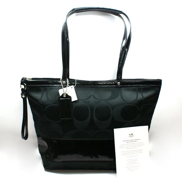 coach sequin tote