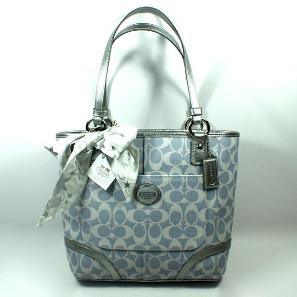 coach tote denim