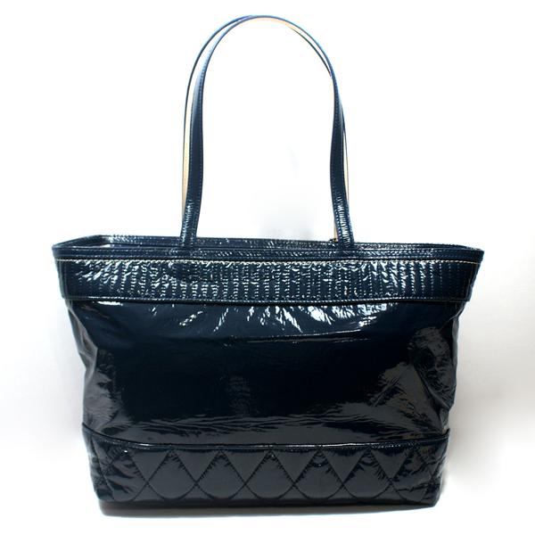 coach navy tote bag