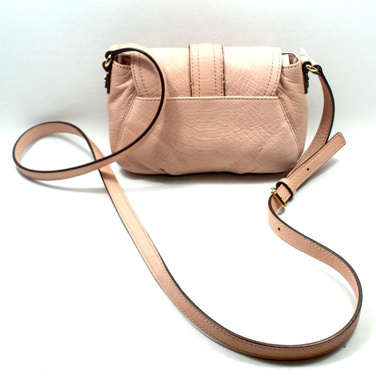 blush pink cross body bag