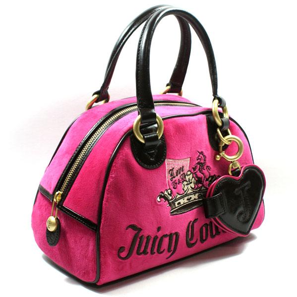 juicy couture pink velvet purse