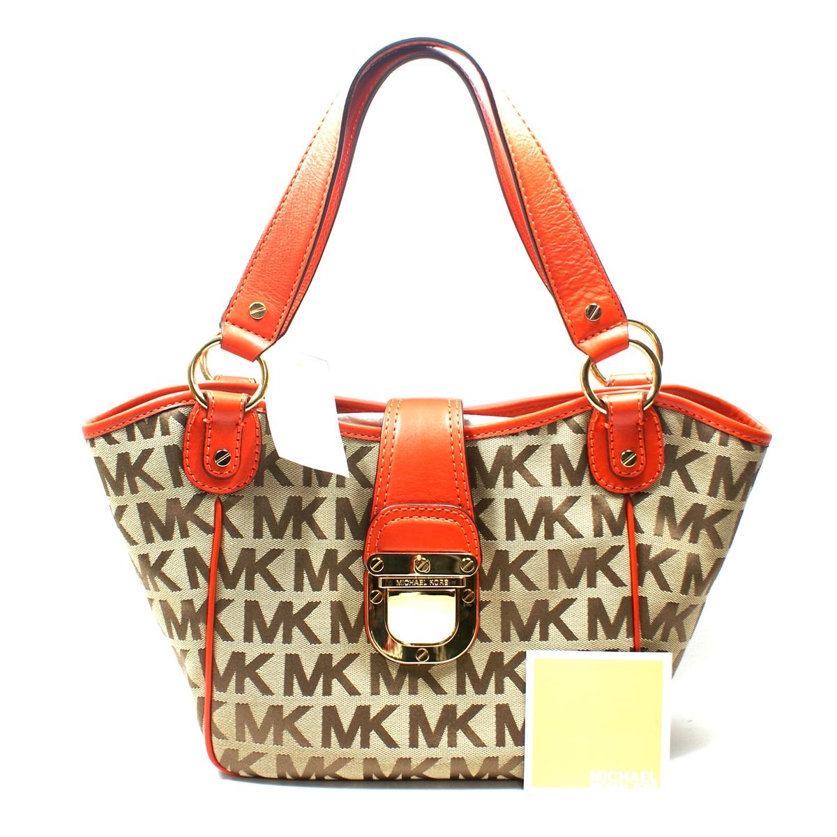 tangerine michael kors purse