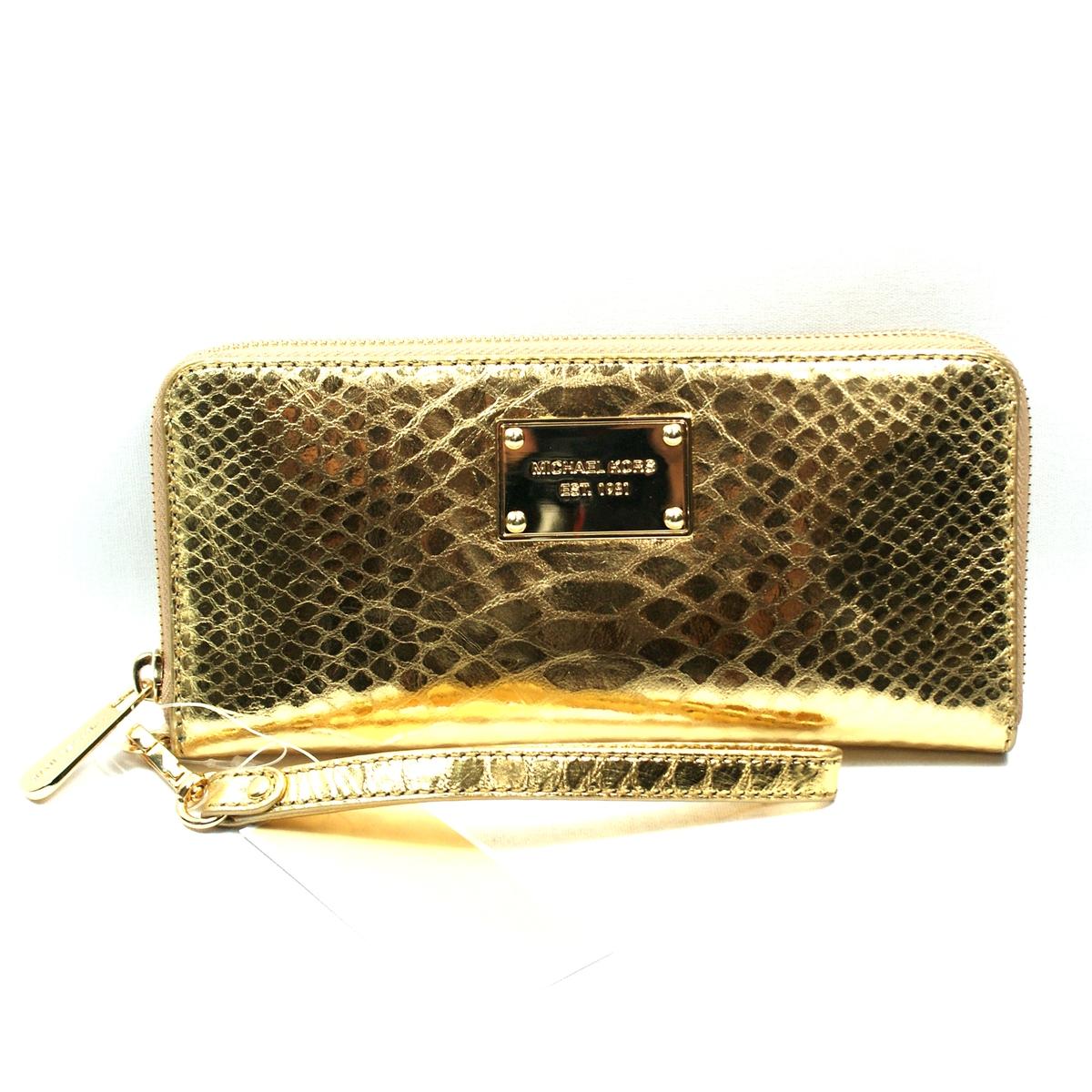 gold wristlet clutch