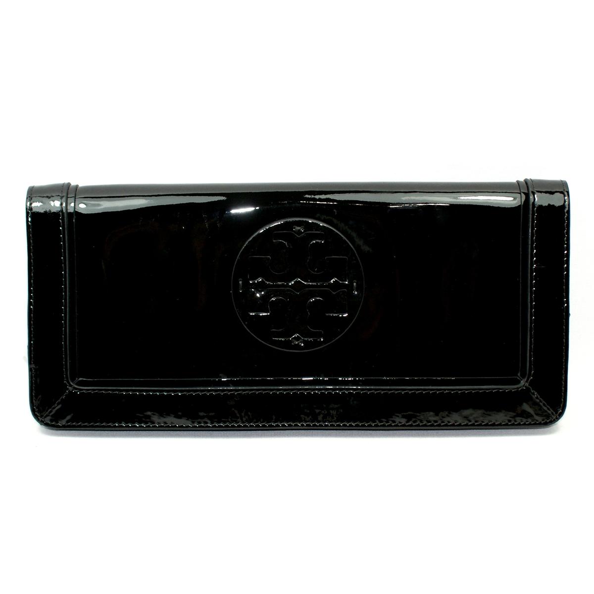 tory burch patent leather clutch