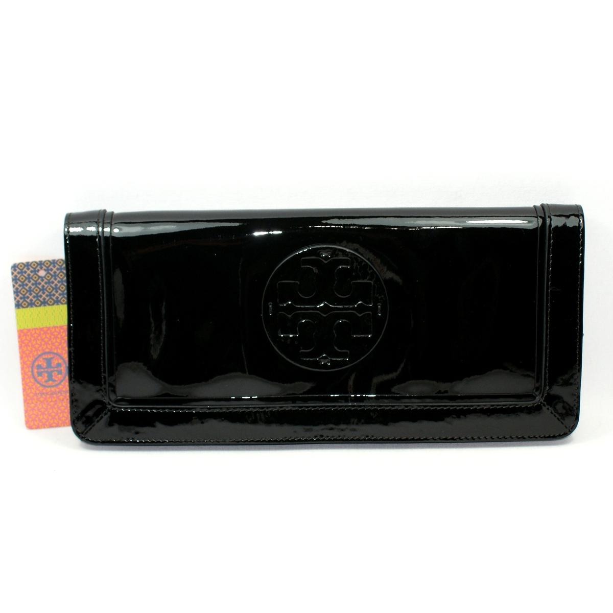 tory burch patent leather clutch