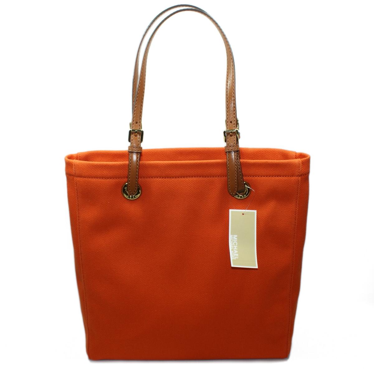 michael kors tangerine tote