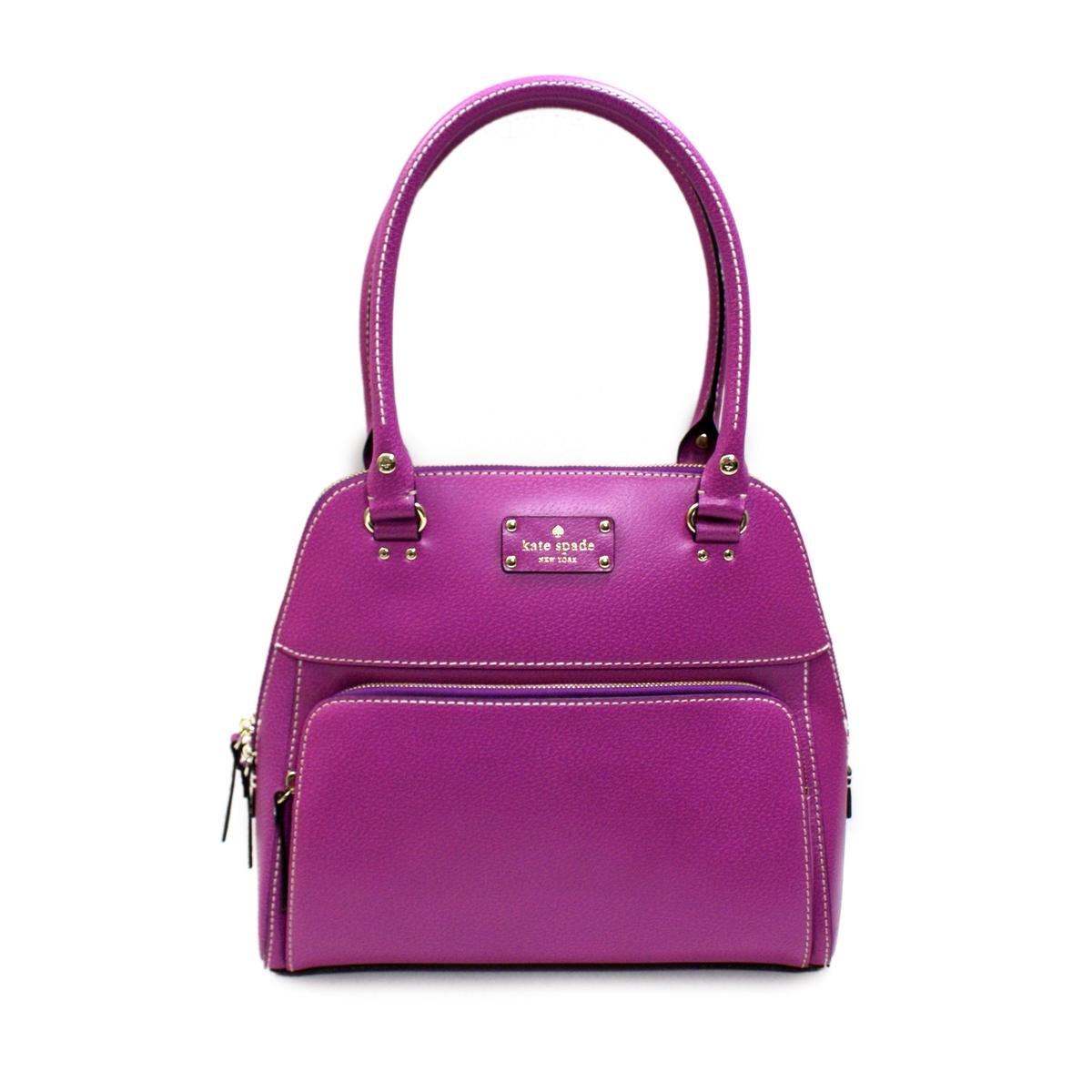 Kate Spade Small Maeda Wellesley Windsor Purple Shoulder Bag #WKRU1429