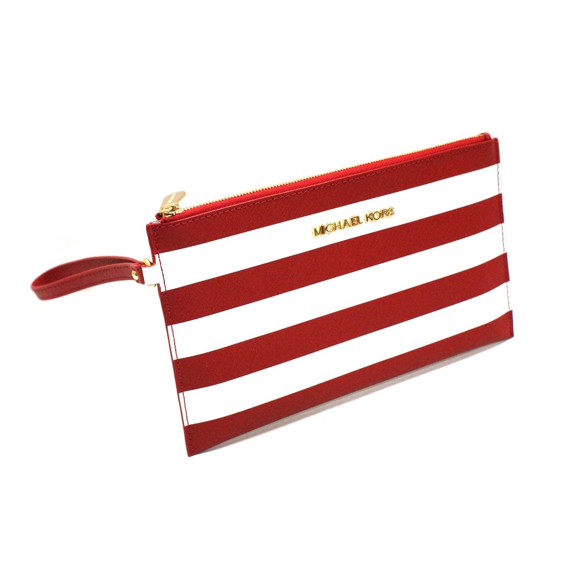 mk red wristlet