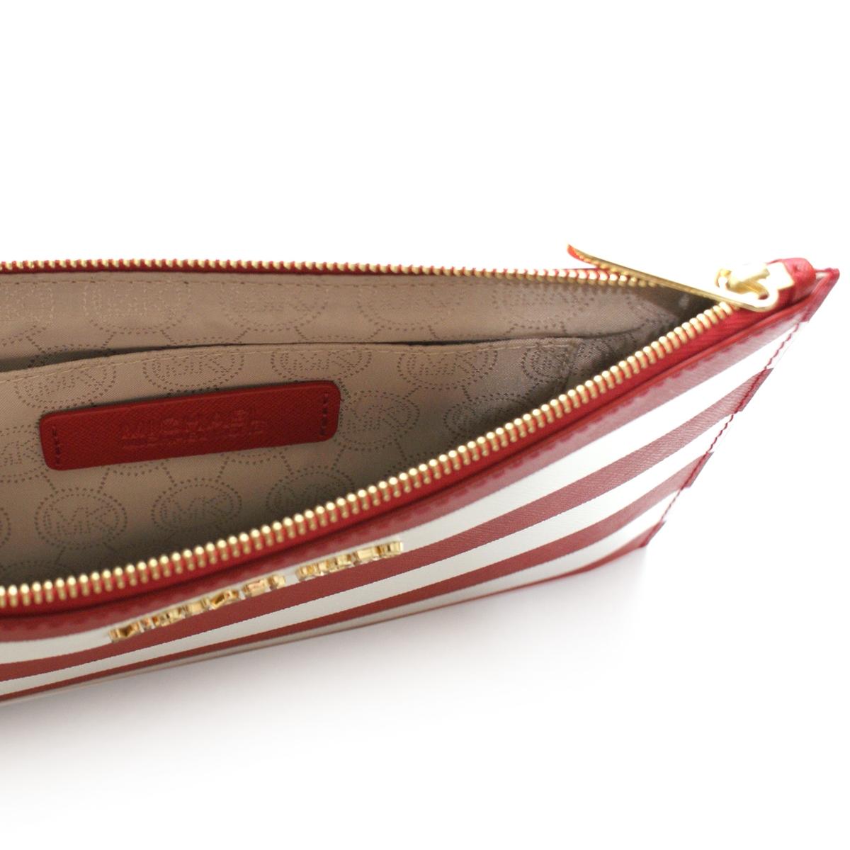 mk red wristlet