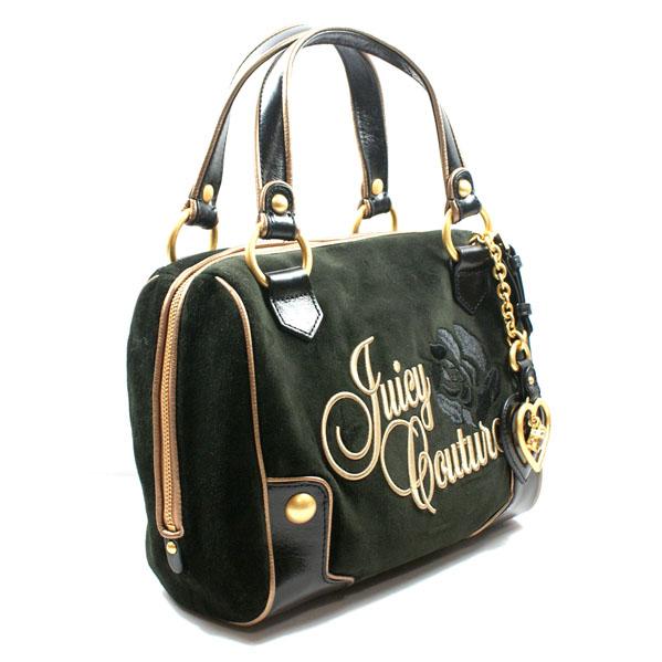 juicy couture black velour bag