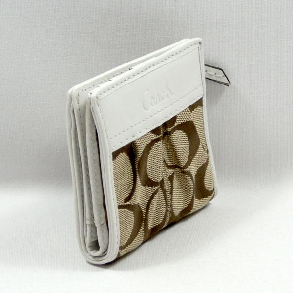 coach pleated wallet