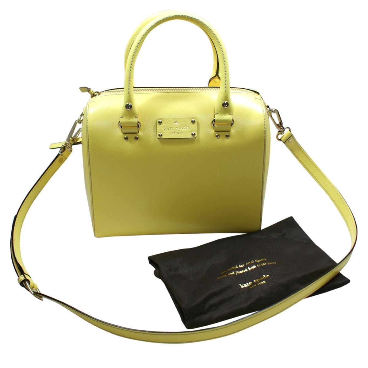 Kate Spade Alessa Wellesley Limonium Satchel/ Handbag/ Crossbody Bag #