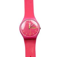 SwatchRubine Rebel Pink Silicone Watch