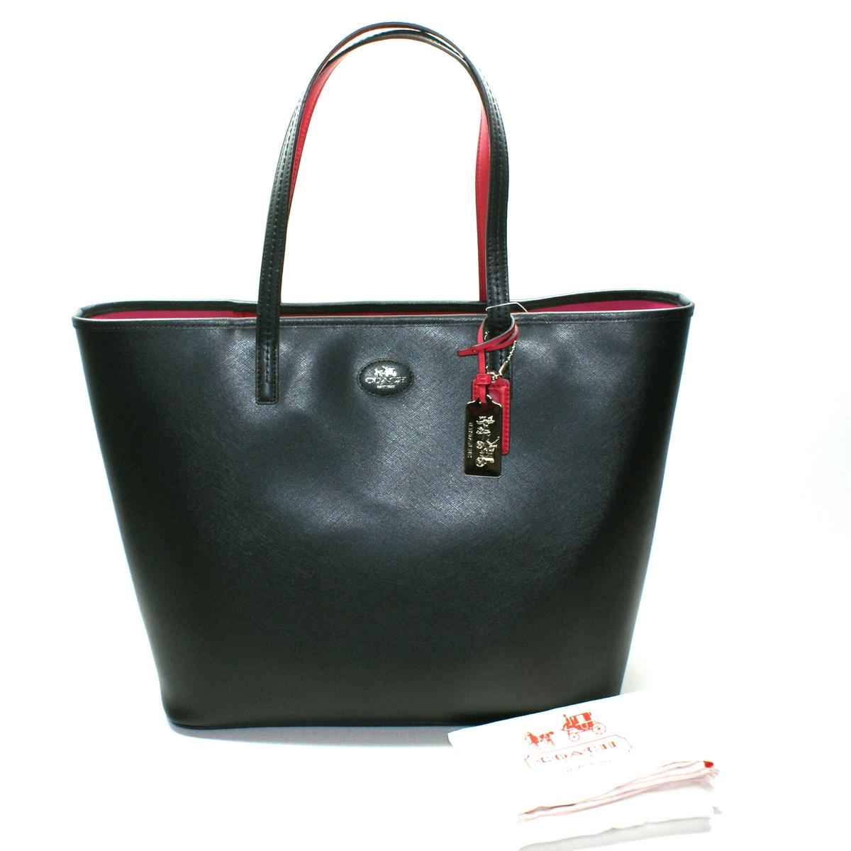 Coach Black Leather Large Tote Bag #32701 | Coach 32701