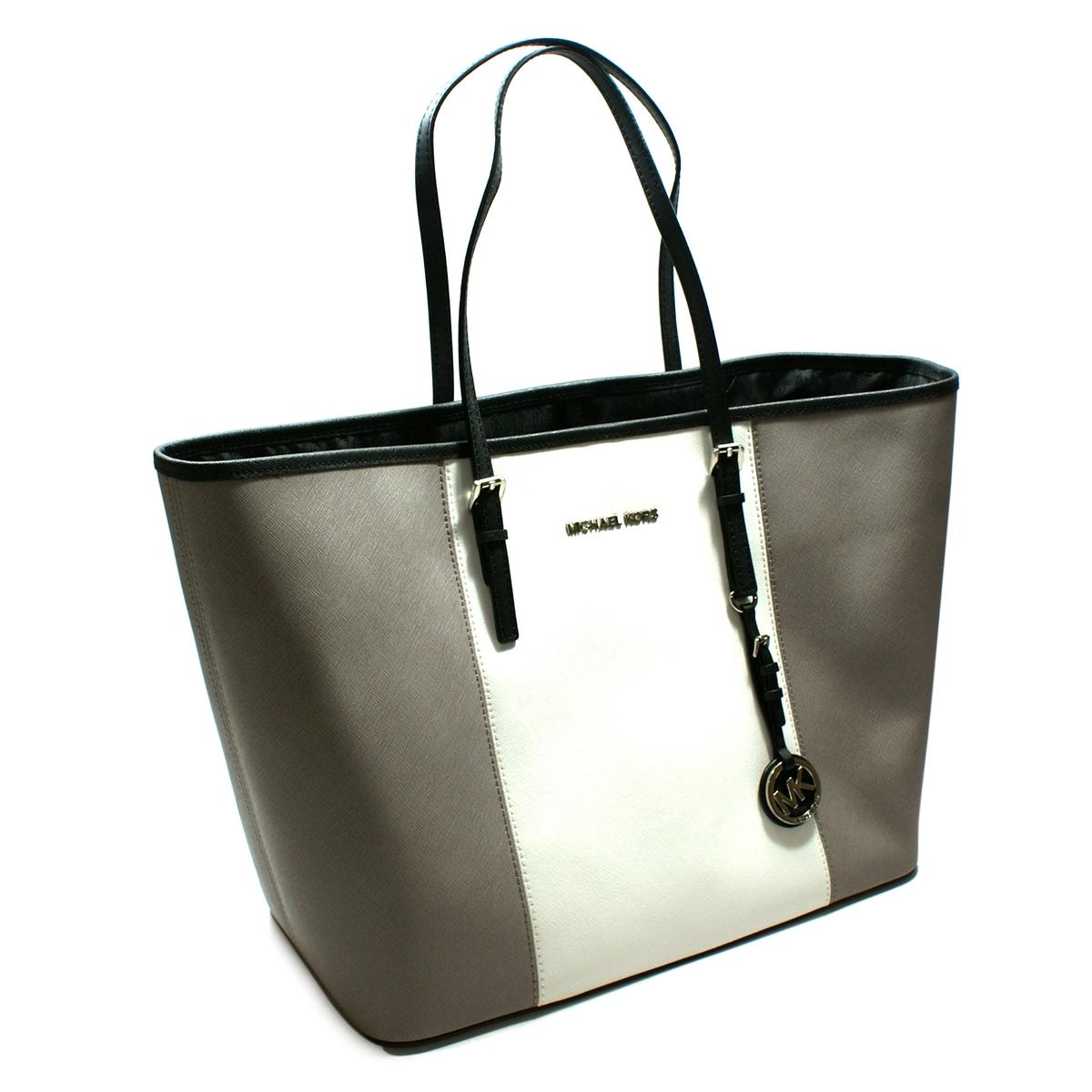 michael kors jet set tote grey