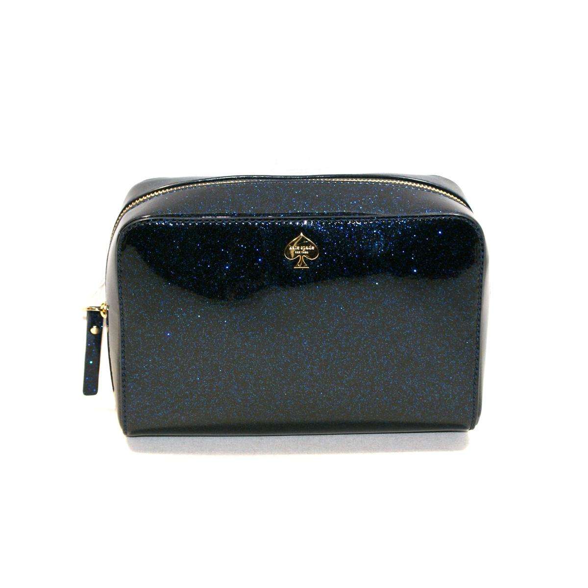 kate spade makeup bag glitter