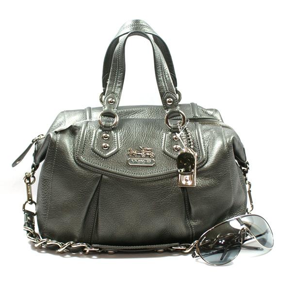 coach madison leather shoulder bag