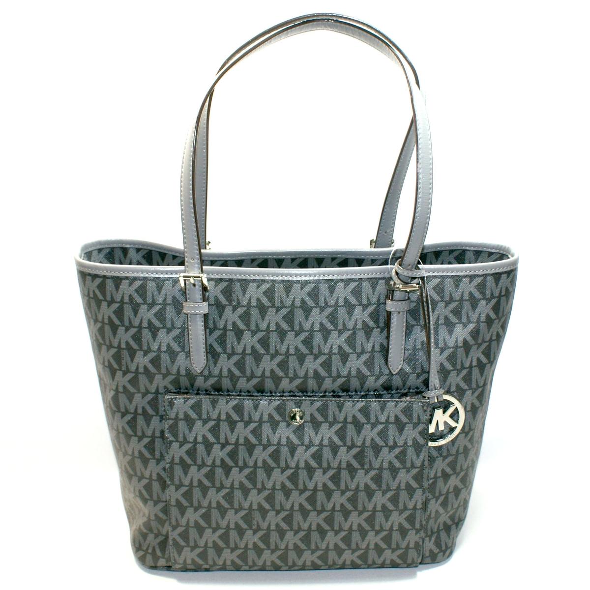 michael kors jet set tote grey