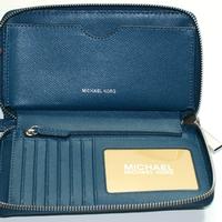 luxe teal michael kors wallet